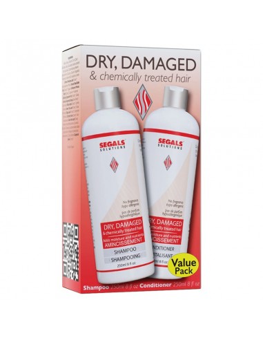 Segals - Dry Damaged & Chemically Treated Hair - 250ml Duo