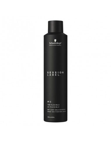 Session Label - The Flexible Dry Light Hold Hairspray - 300ml