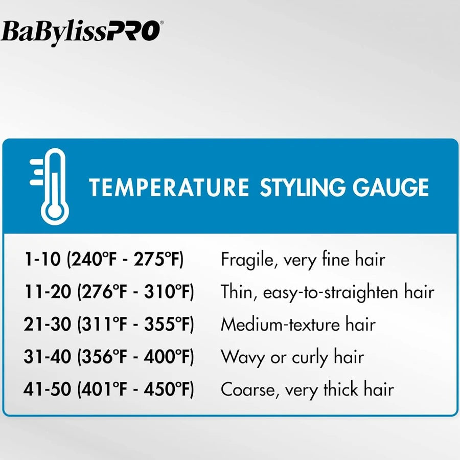 BaBylissPRO Nano Titanium 1" Ultra Slim Flat Iron - Midnight Blue