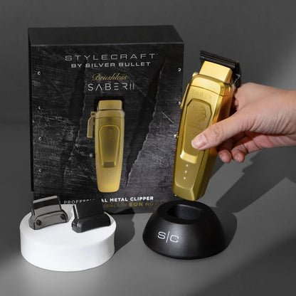 StyleCraft Saber 2 Hair Clipper in Gold