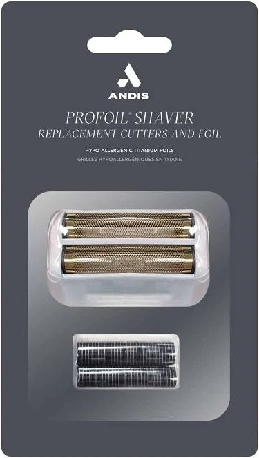 Andis ProFoil Lithium Shaver Replacement Titanium Foil Assembly and Inner Cutters