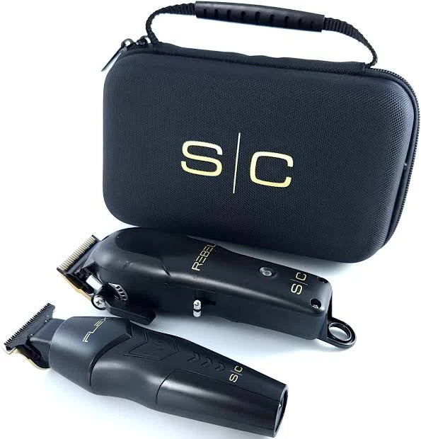 StyleCraft Super Set – Rebel Clipper & Flex Trimmer Combo with Travel Case