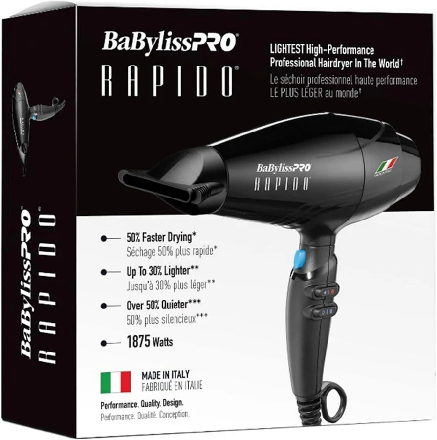BaBylissPRO Rapido High Performance Hairdryer