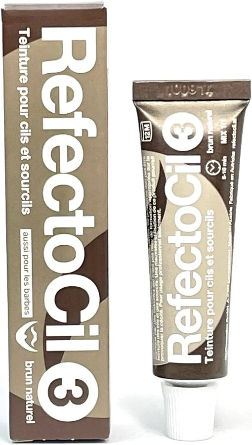 RefectoCil Tint Natural Brown #3 - 15ml