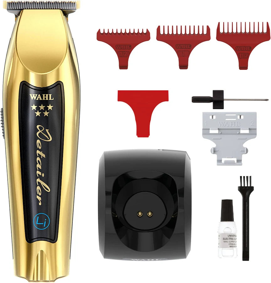 Wahl 5 STAR Cordless Detailer Li T-Blade Trimmer – Gold Edition