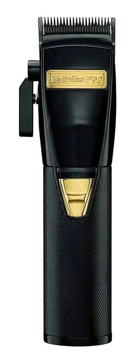 BaBylissPRO BlackFX Lithium Hair Clipper & Skeleton Beard Trimmer & Double Metal Foil Shaver (FX870BN & FX787BN & FXFS2B) - Barber Combo Set