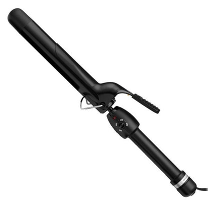 Style craft Stay-Temp Extended Barrel Curling Iron - Ceramic Extended Barrel 1.25” Inch Hair Curling Iron