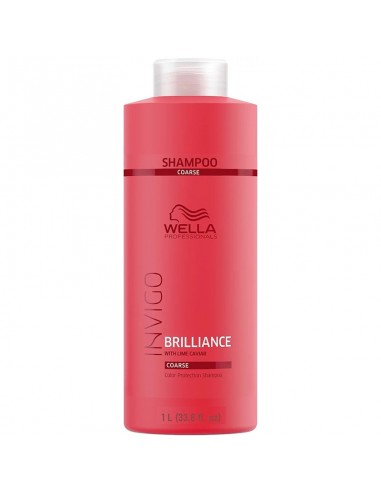 Wella - Invigo Brilliance Shampoo Coarse Hair - 1000ml