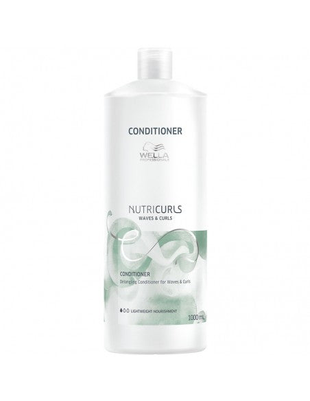 Wella - Nutricurls Detangling Conditioner Waves and Curls - 1000ml